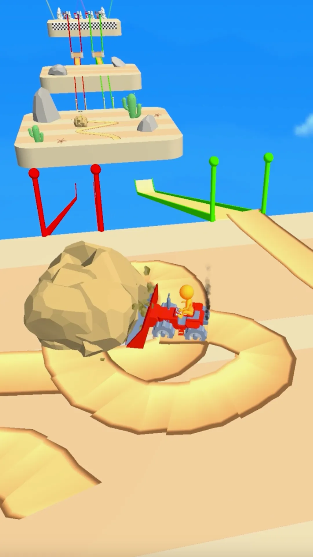 Bulldozer Race | Indus Appstore | Screenshot