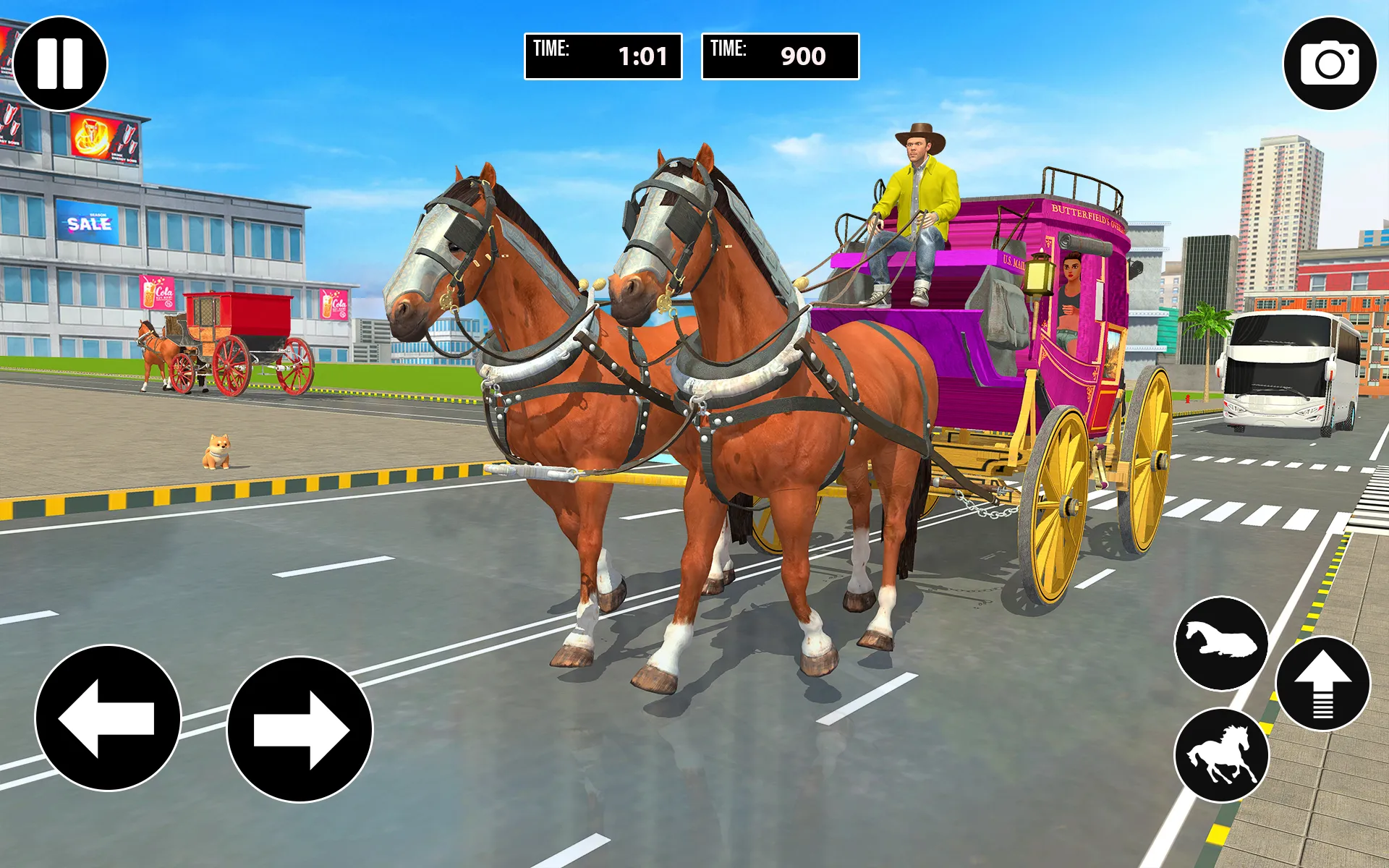 Horse Cart Taxi Transport Game | Indus Appstore | Screenshot