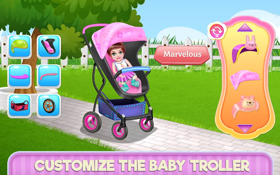 Create Your Baby Stroller | Indus Appstore | Screenshot