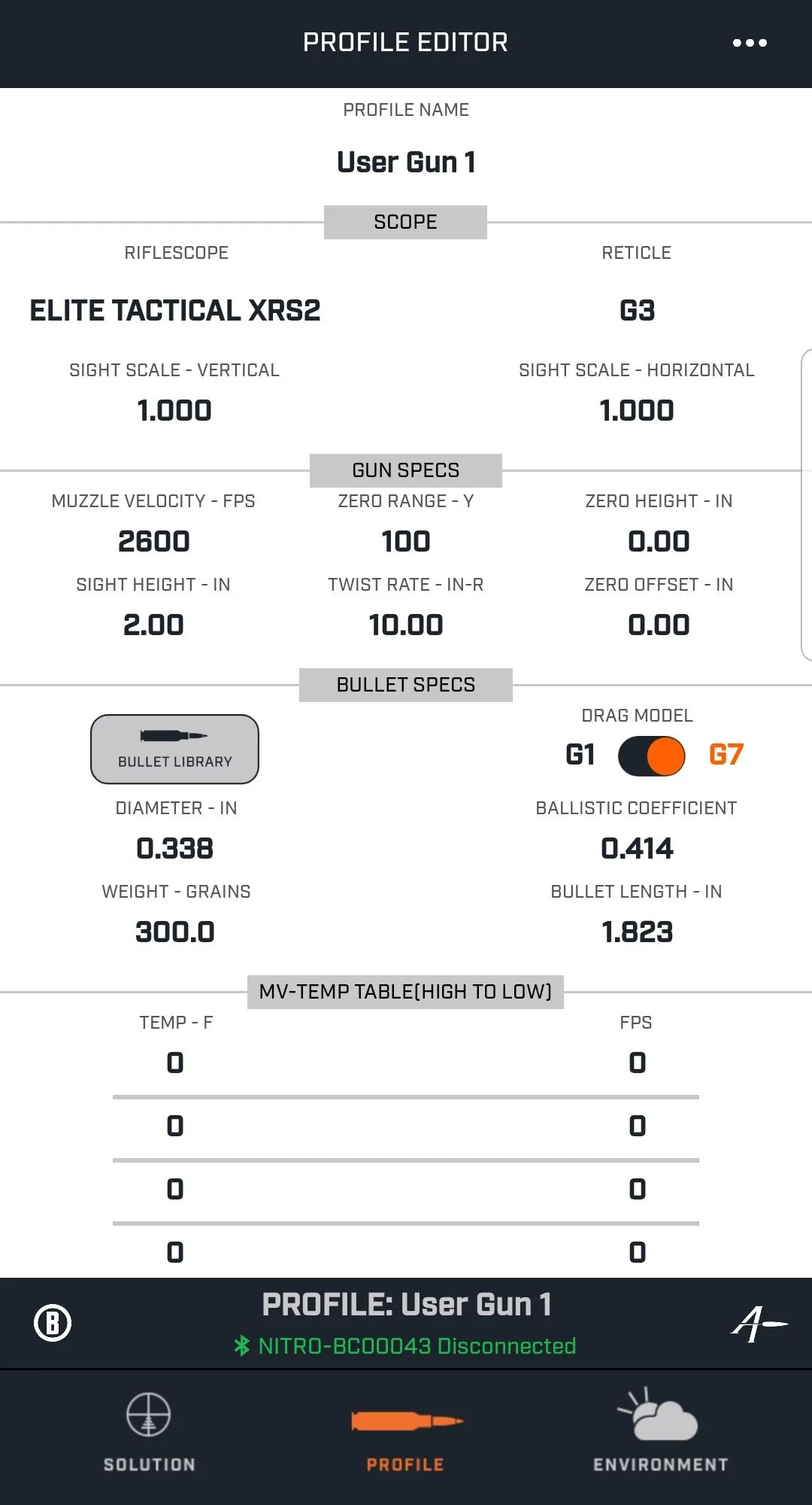 Bushnell Ballistics | Indus Appstore | Screenshot