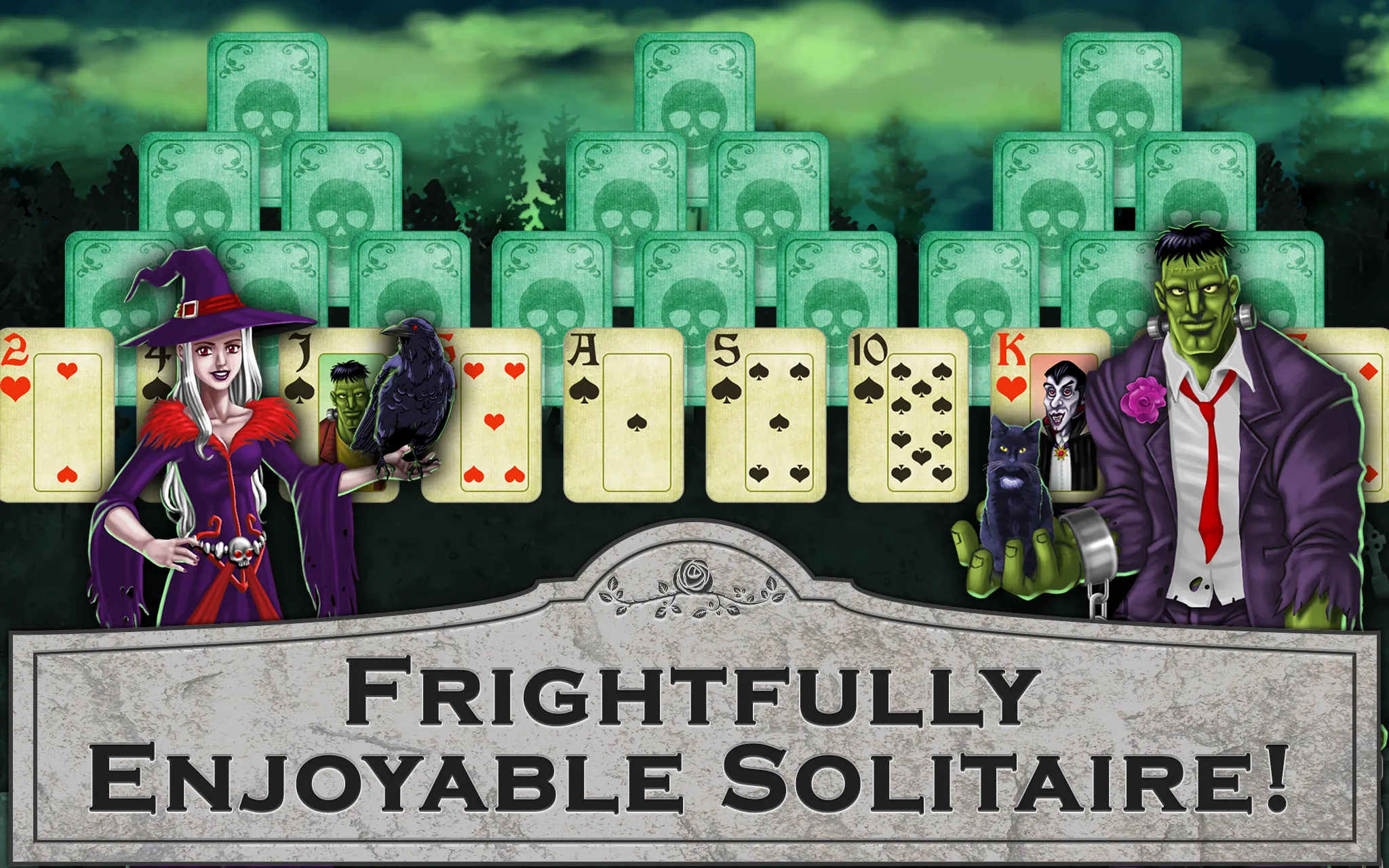 Halloween Tri-peaks Solitaire | Indus Appstore | Screenshot