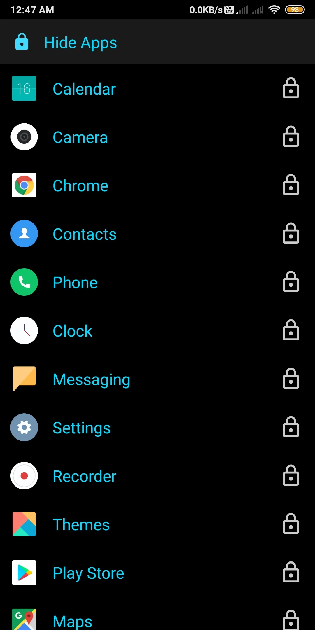 Hidden Launcher | Indus Appstore | Screenshot