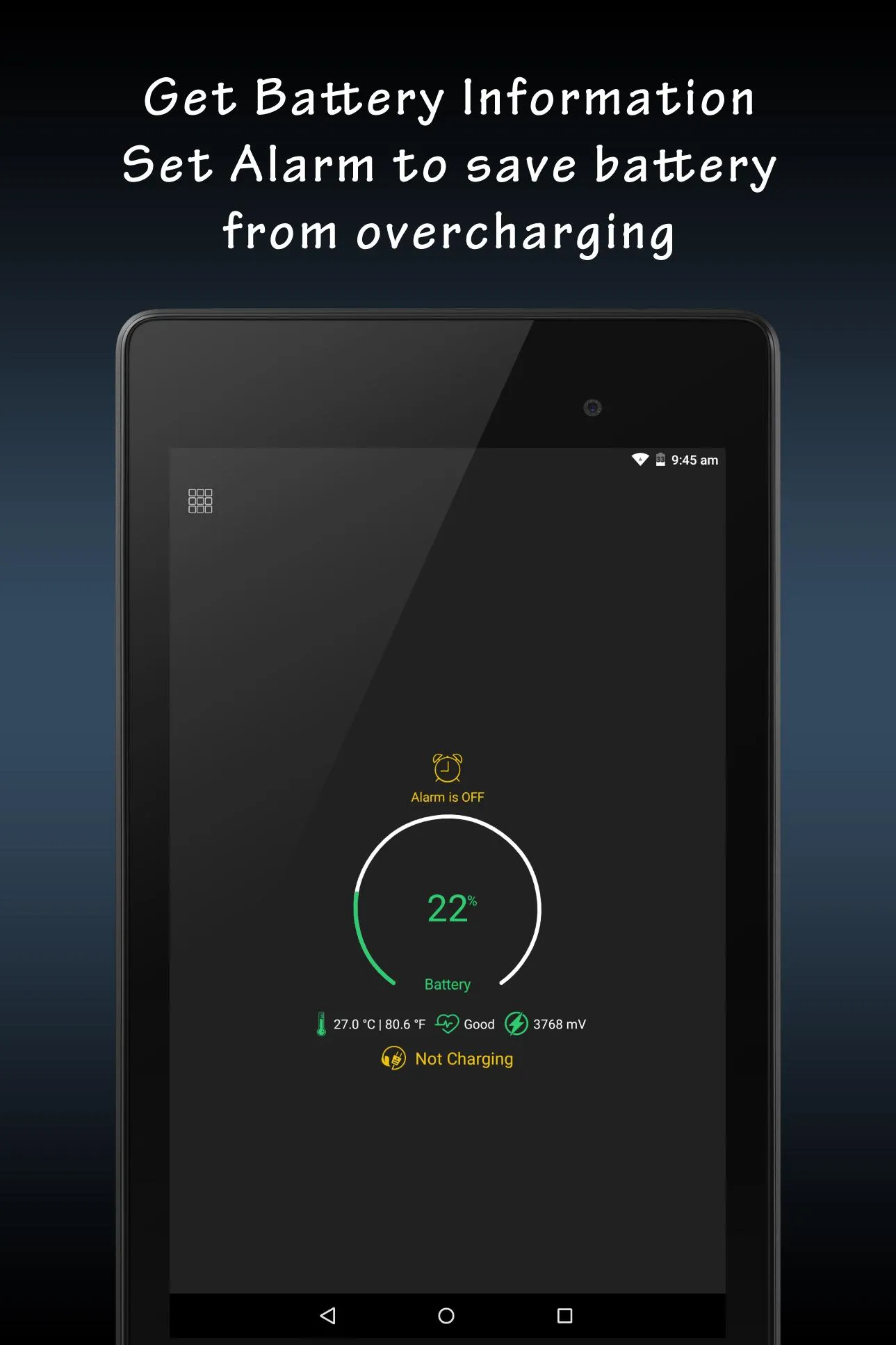 Battery Full Alarm | Indus Appstore | Screenshot