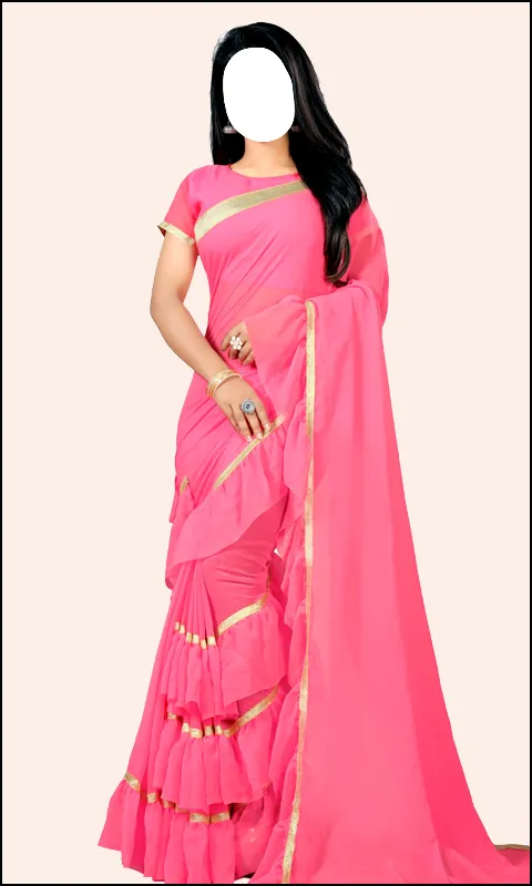 Women Fashion Ruffle Sarees | Indus Appstore | Screenshot