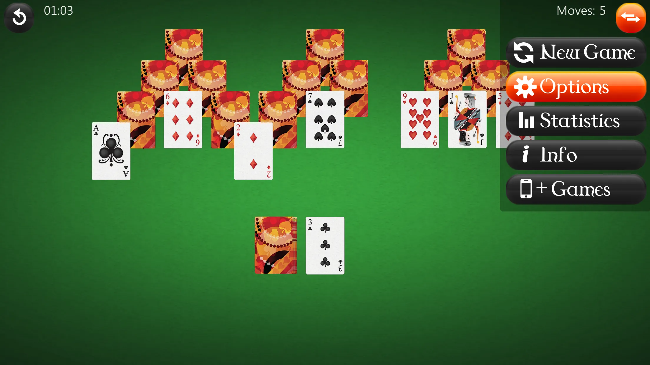 TriPeaks Solitaire | Indus Appstore | Screenshot