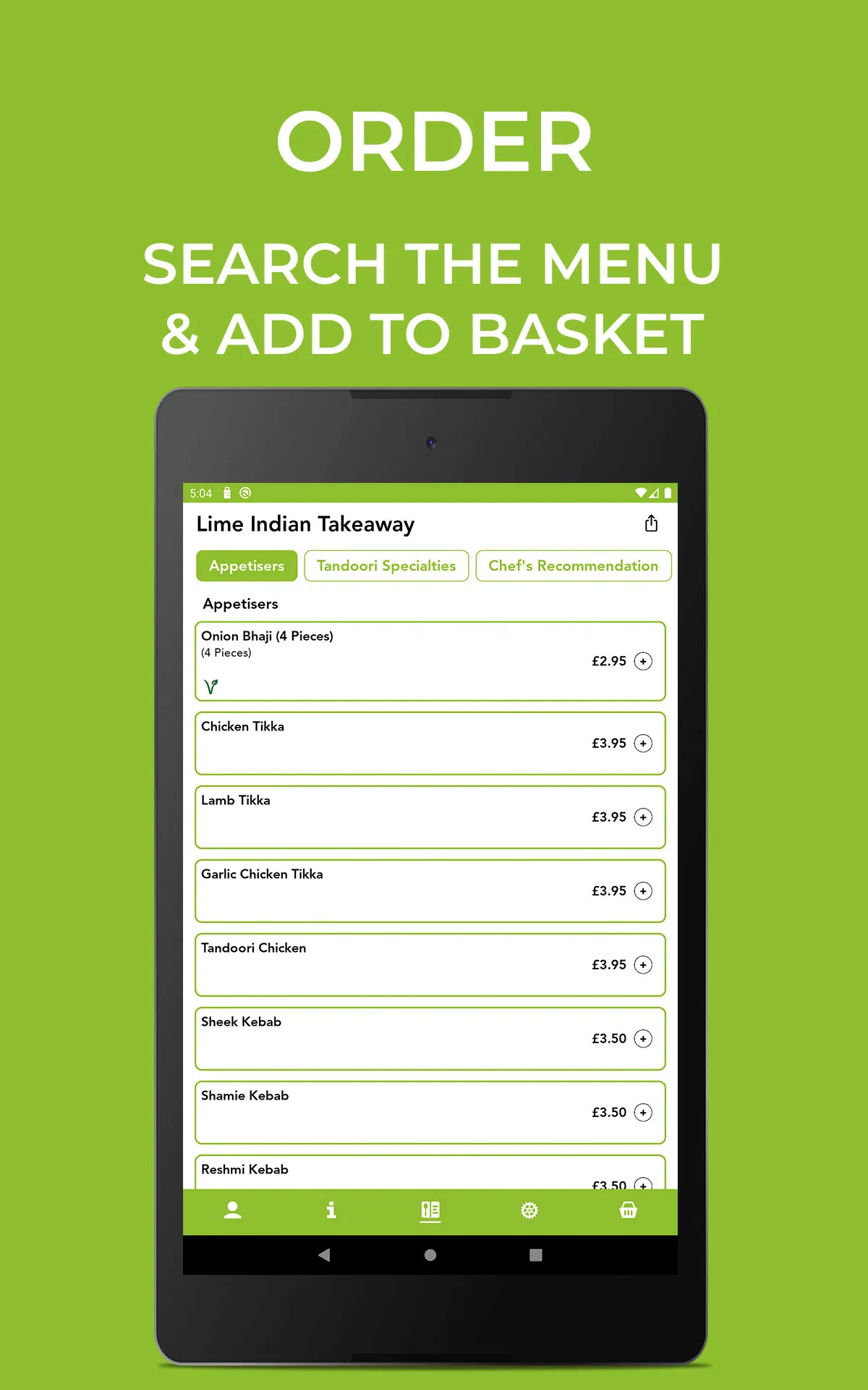 Lime Indian Takeaway | Indus Appstore | Screenshot