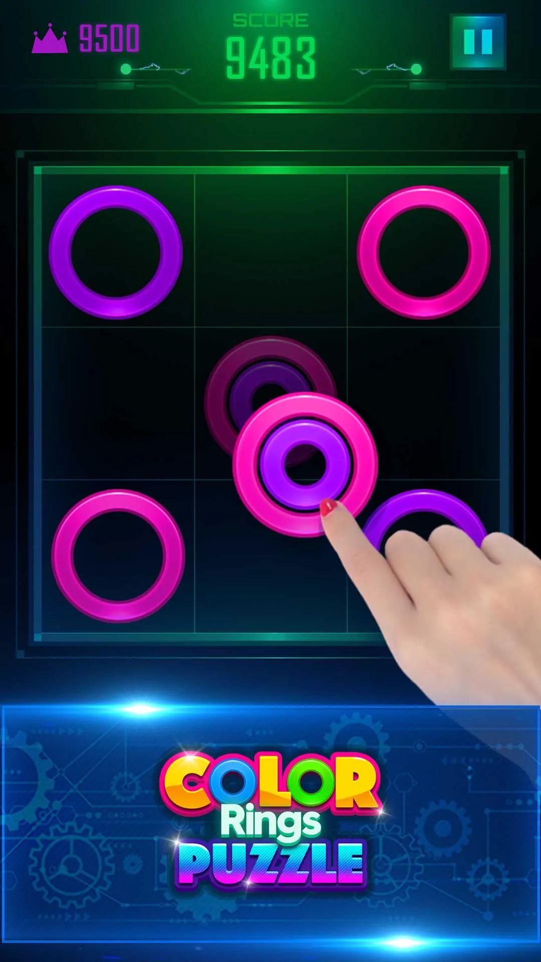 Color Rings Puzzle | Indus Appstore | Screenshot