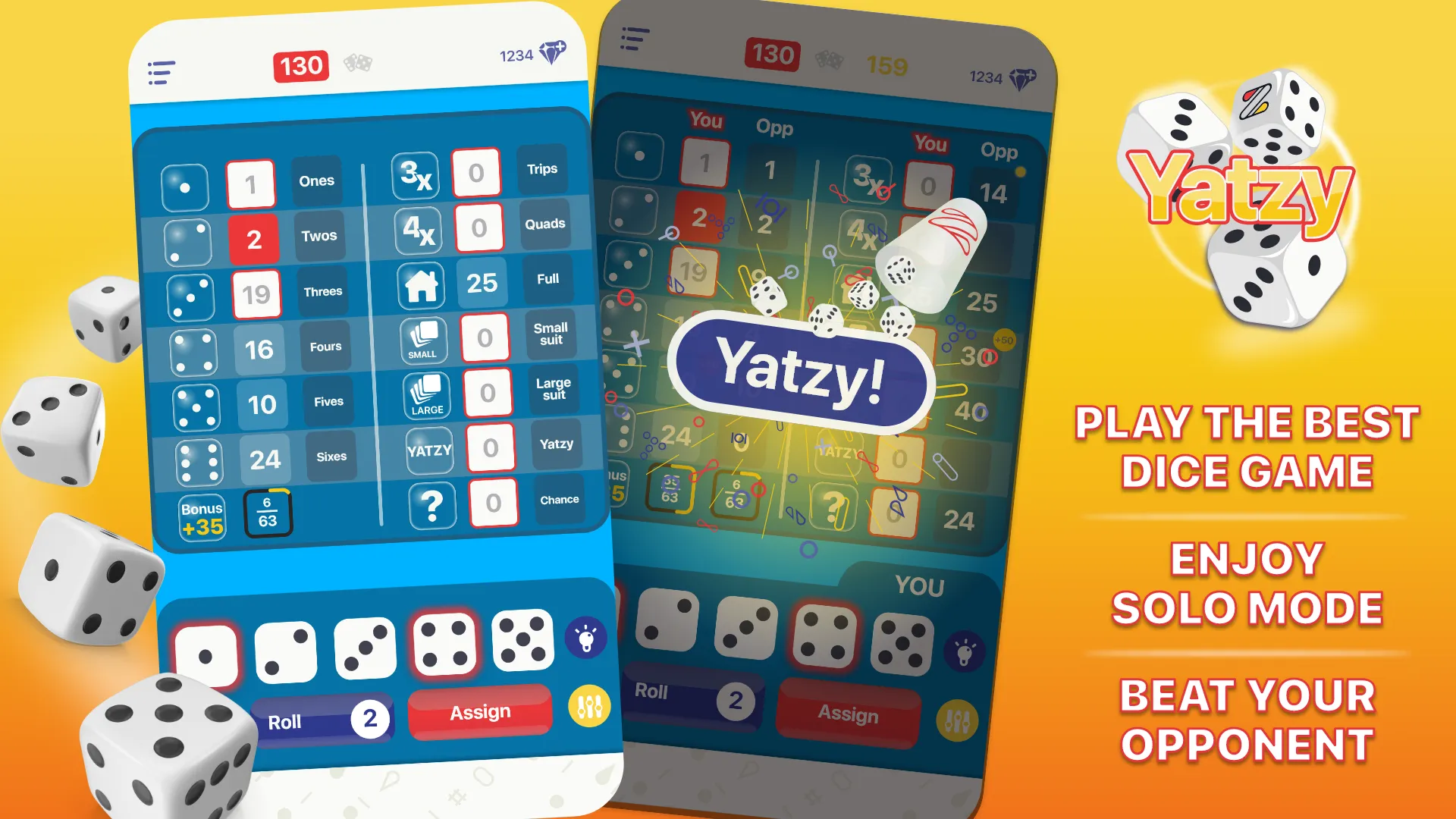 Yatzy - Classic Fun Dice Game | Indus Appstore | Screenshot