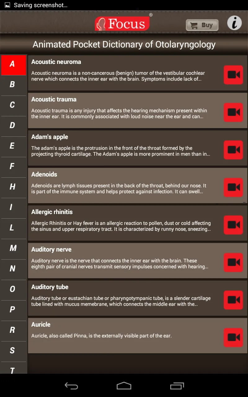 Otolaryngology-Dictionary | Indus Appstore | Screenshot