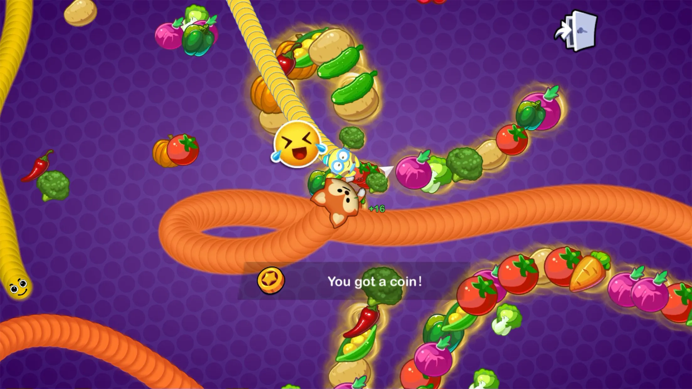 Worms Merge: idle snake game | Indus Appstore | Screenshot