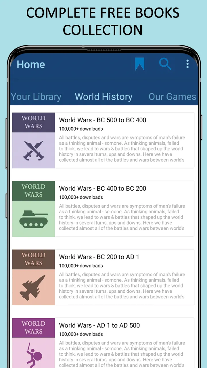 Indian History in English | Indus Appstore | Screenshot