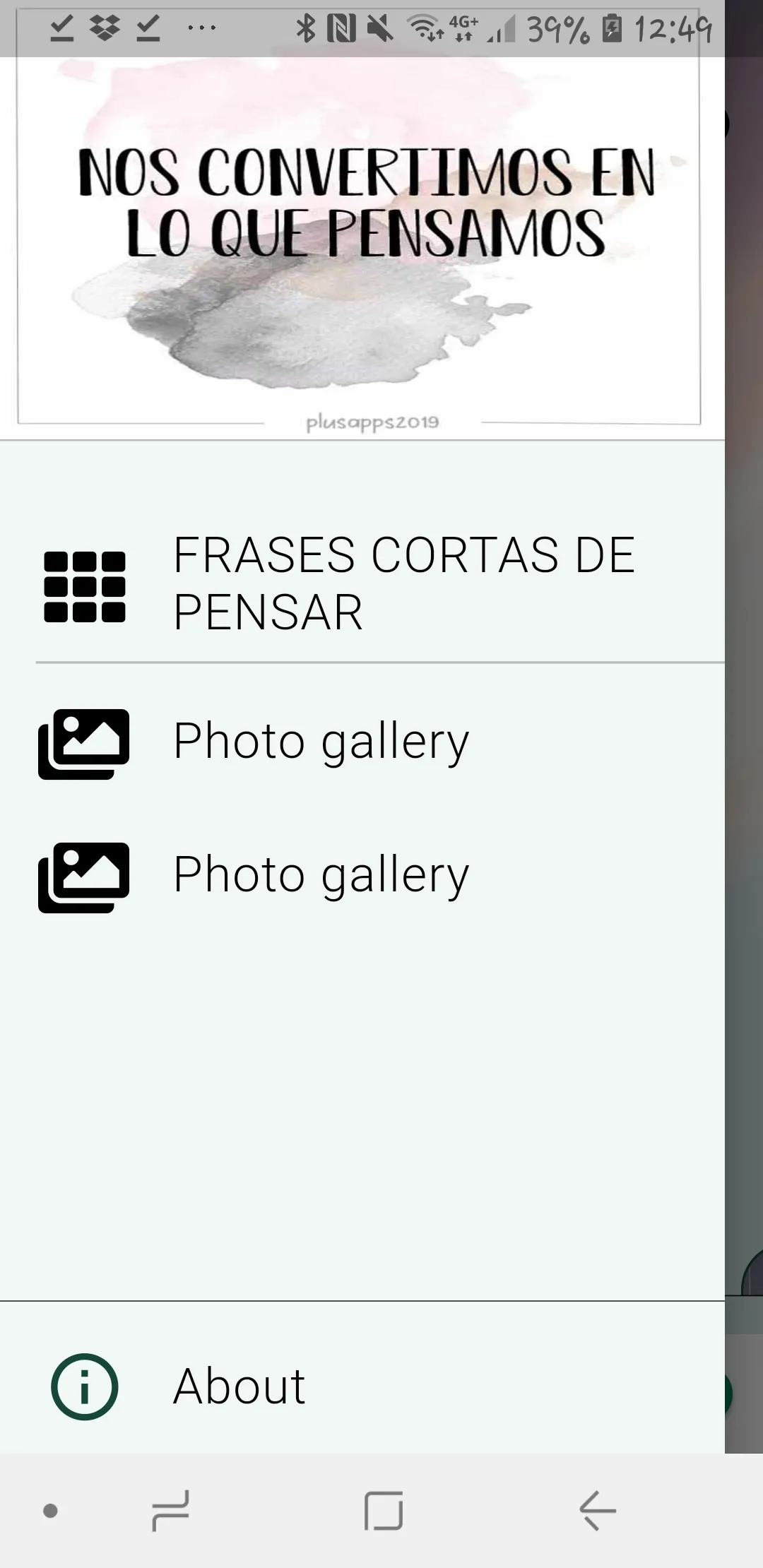 CITAS CORTAS PARA PENSAR | Indus Appstore | Screenshot