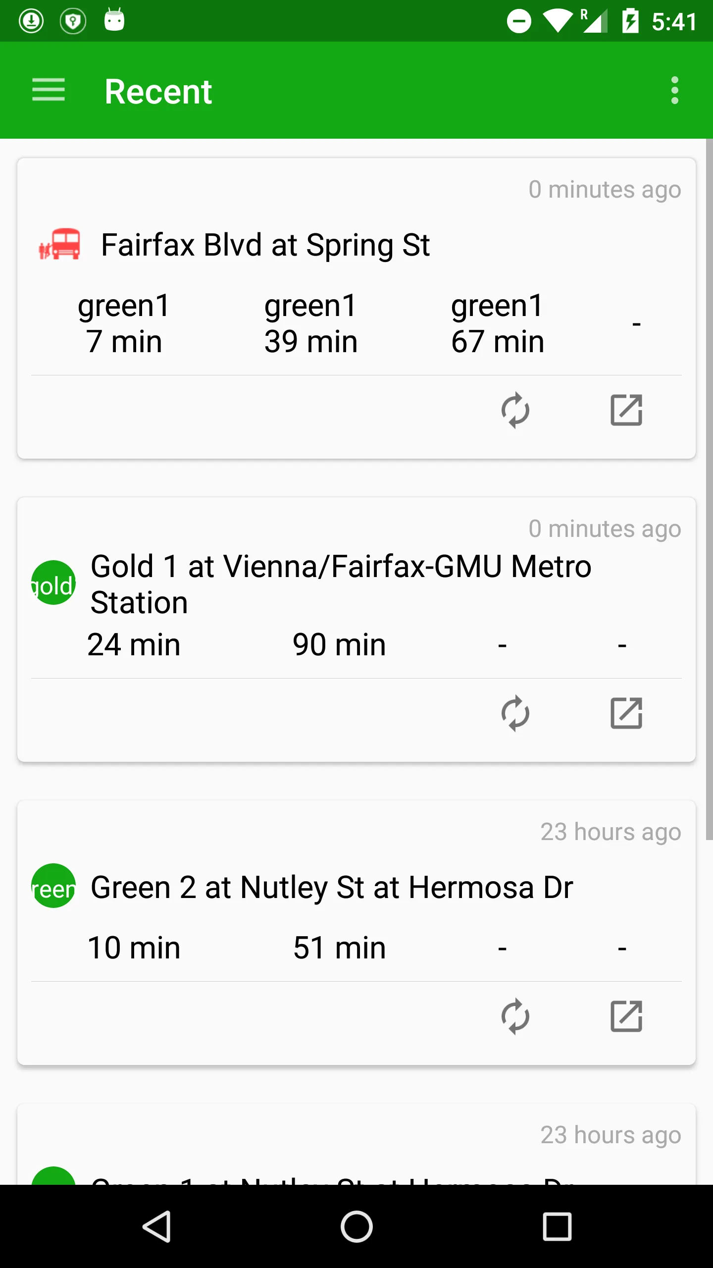 Fairfax Transit CUE | Indus Appstore | Screenshot