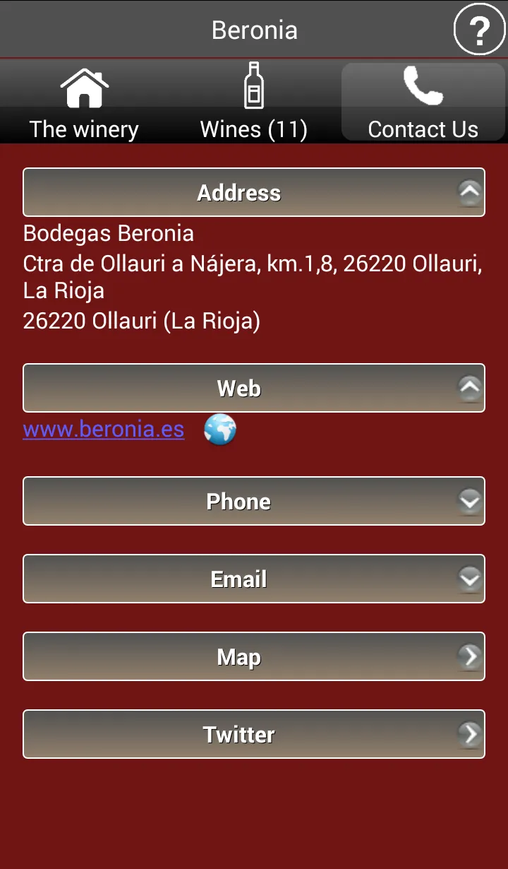 Wineries of Spain - Wines | Indus Appstore | Screenshot