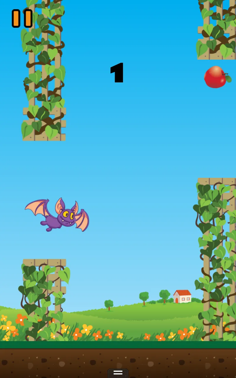 Flappy Fruit Bat Fun | Indus Appstore | Screenshot