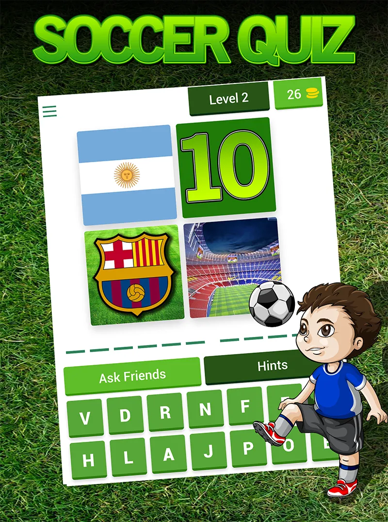 4 Pics 1 Footballer Quiz | Indus Appstore | Screenshot