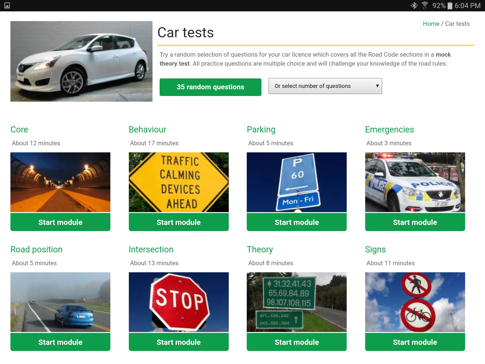 DT Driving Test Theory | Indus Appstore | Screenshot