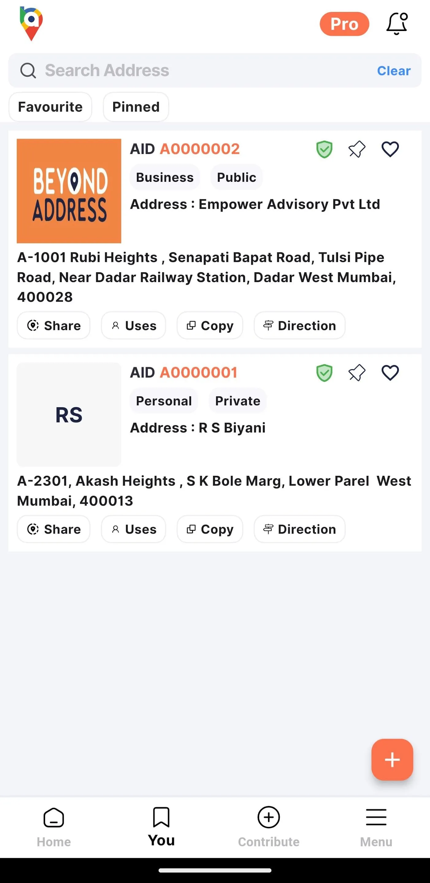 Beyond Address | Indus Appstore | Screenshot