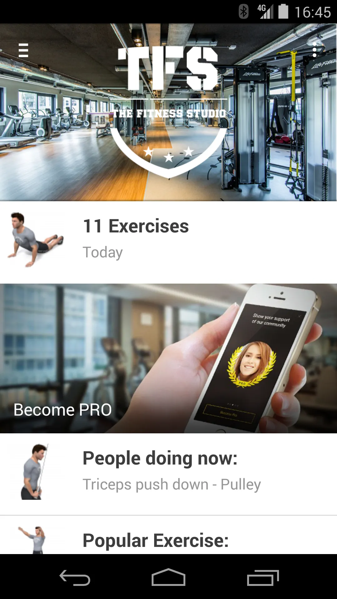 The Fitness Studio | Indus Appstore | Screenshot