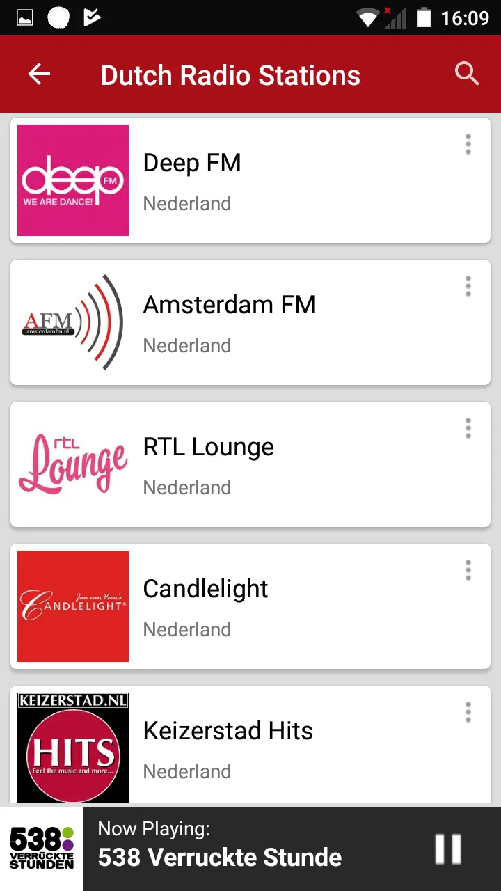 Netherlands Radio Stations | Indus Appstore | Screenshot