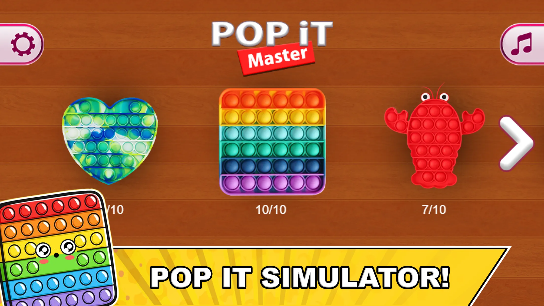 Pop it Antistress Fidget Games | Indus Appstore | Screenshot