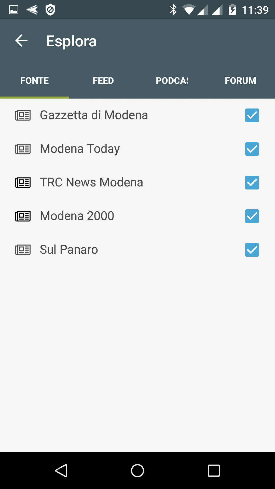 Modena notizie locali | Indus Appstore | Screenshot