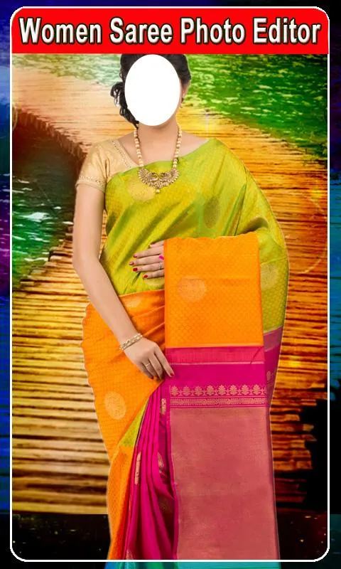 Women Saree Photo Suit  girls | Indus Appstore | Screenshot