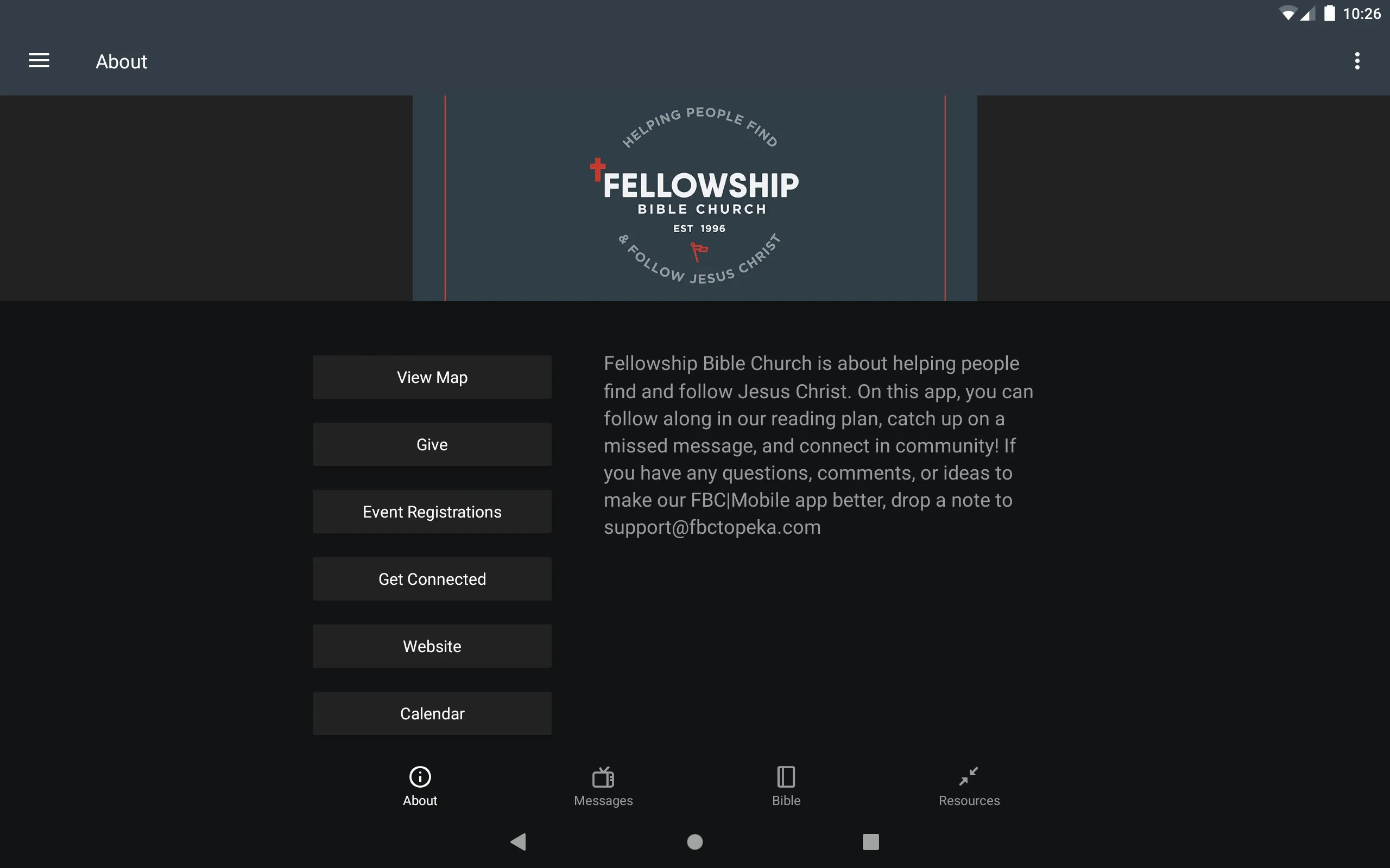 Fellowship Bible Church Topeka | Indus Appstore | Screenshot