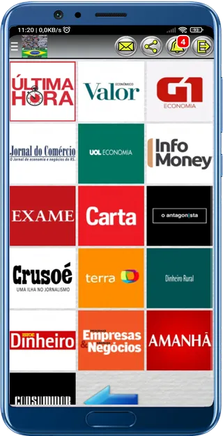 Jornais e Revistas do Brasil | Indus Appstore | Screenshot