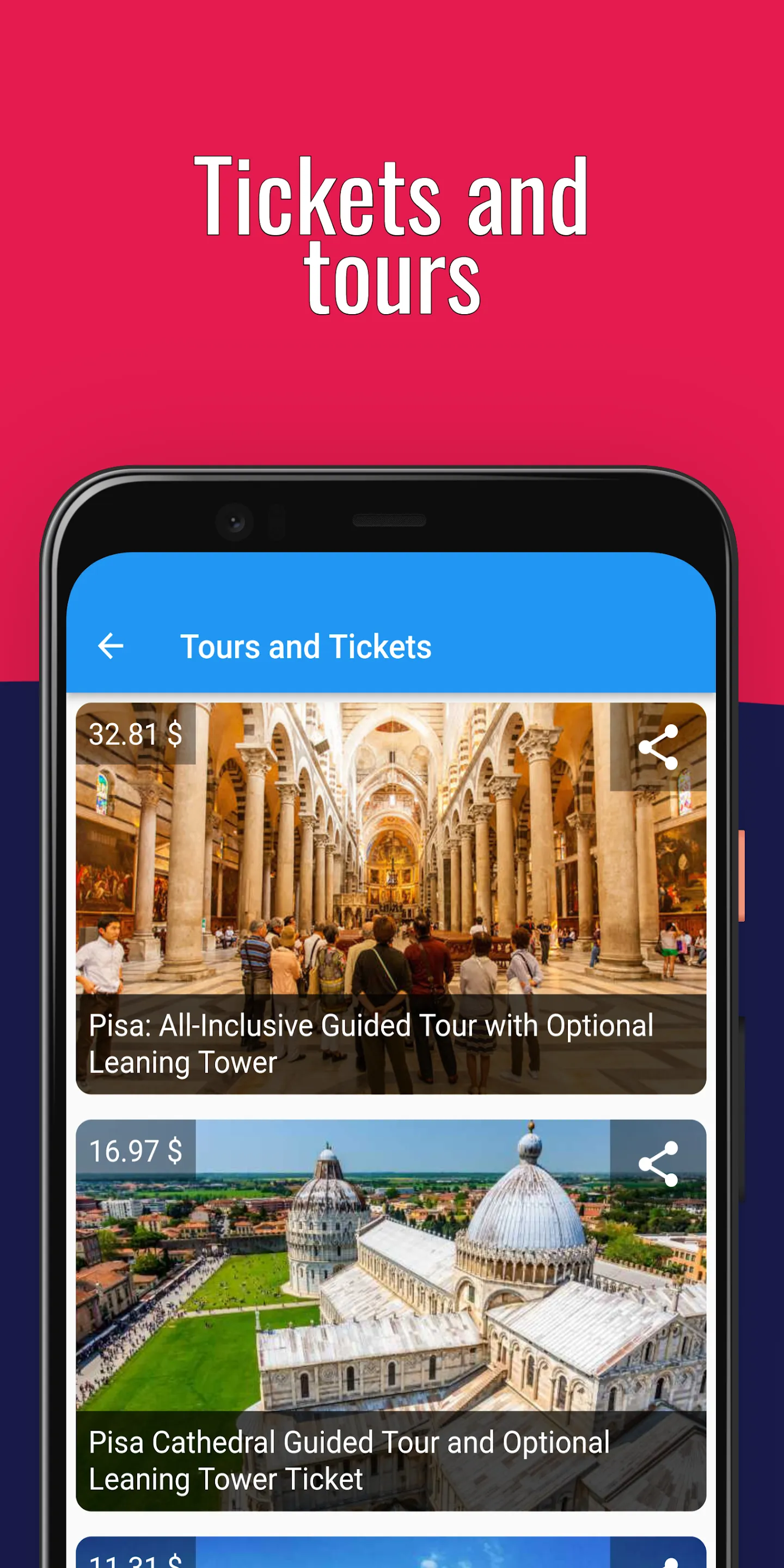 PISA Guide Tickets & Hotels | Indus Appstore | Screenshot