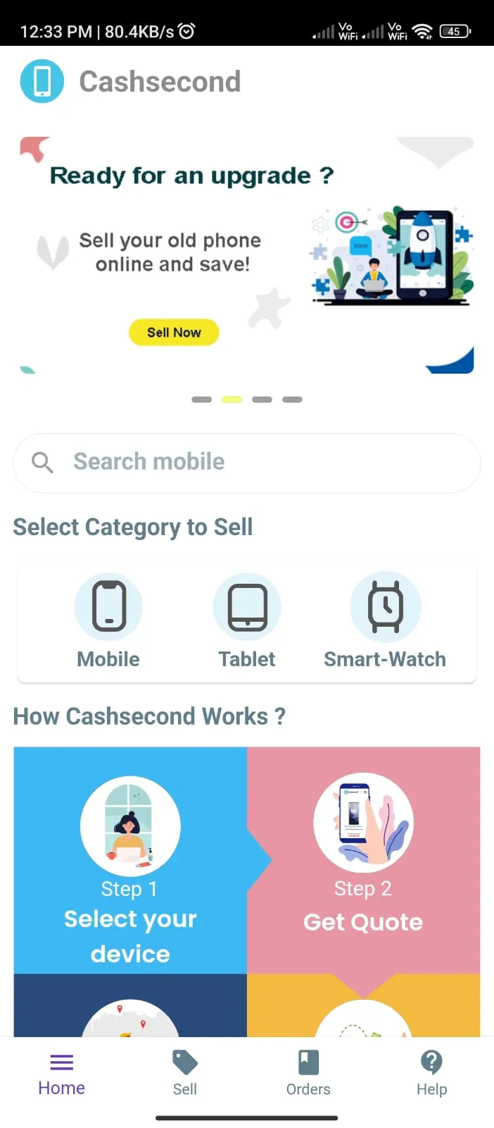 Cashsecond: We buy used mobile | Indus Appstore | Screenshot