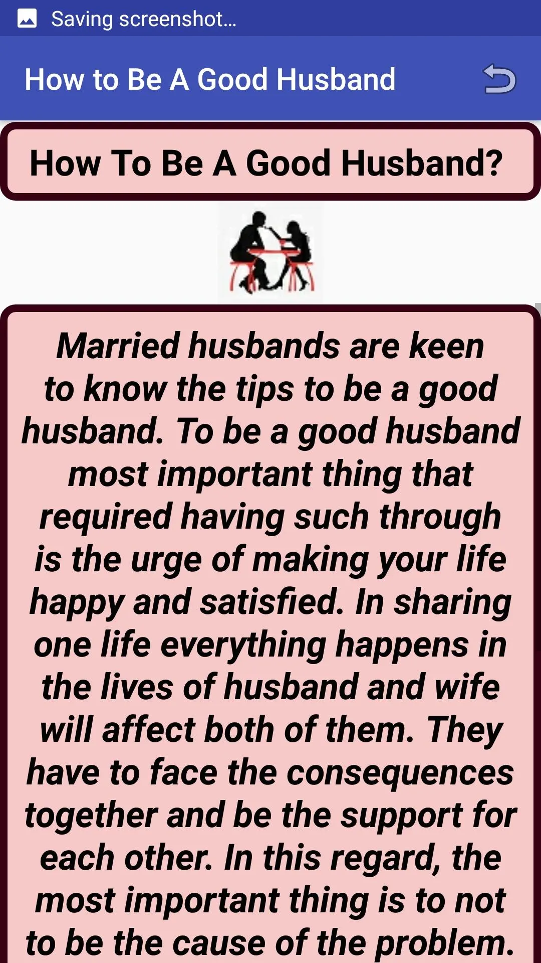 How To Be A Good Husband | Indus Appstore | Screenshot