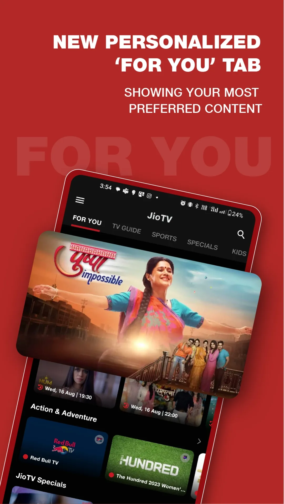 JioTV: Live TV, Catch-Up & OTT | Indus Appstore | Screenshot