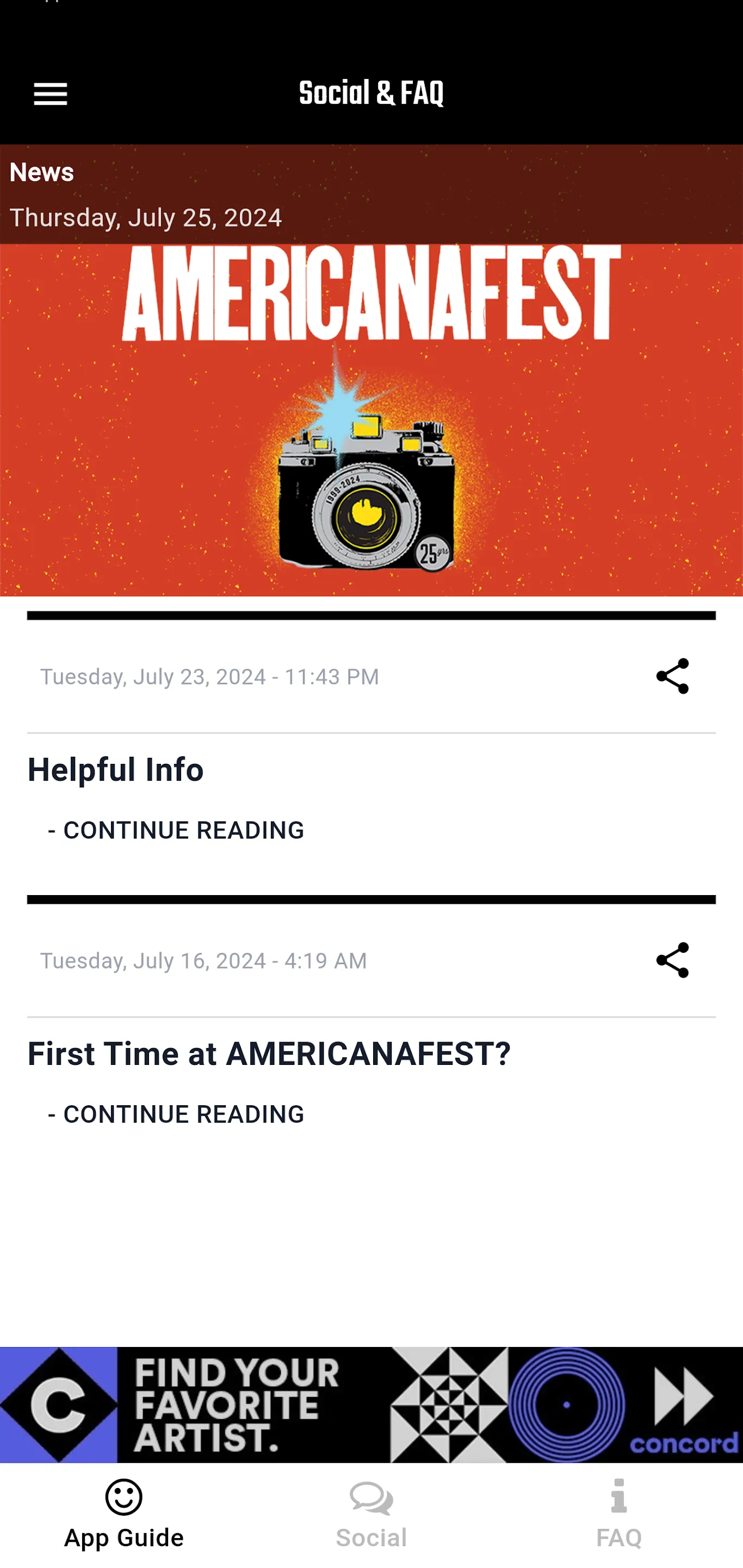 AMERICANAFEST | Indus Appstore | Screenshot