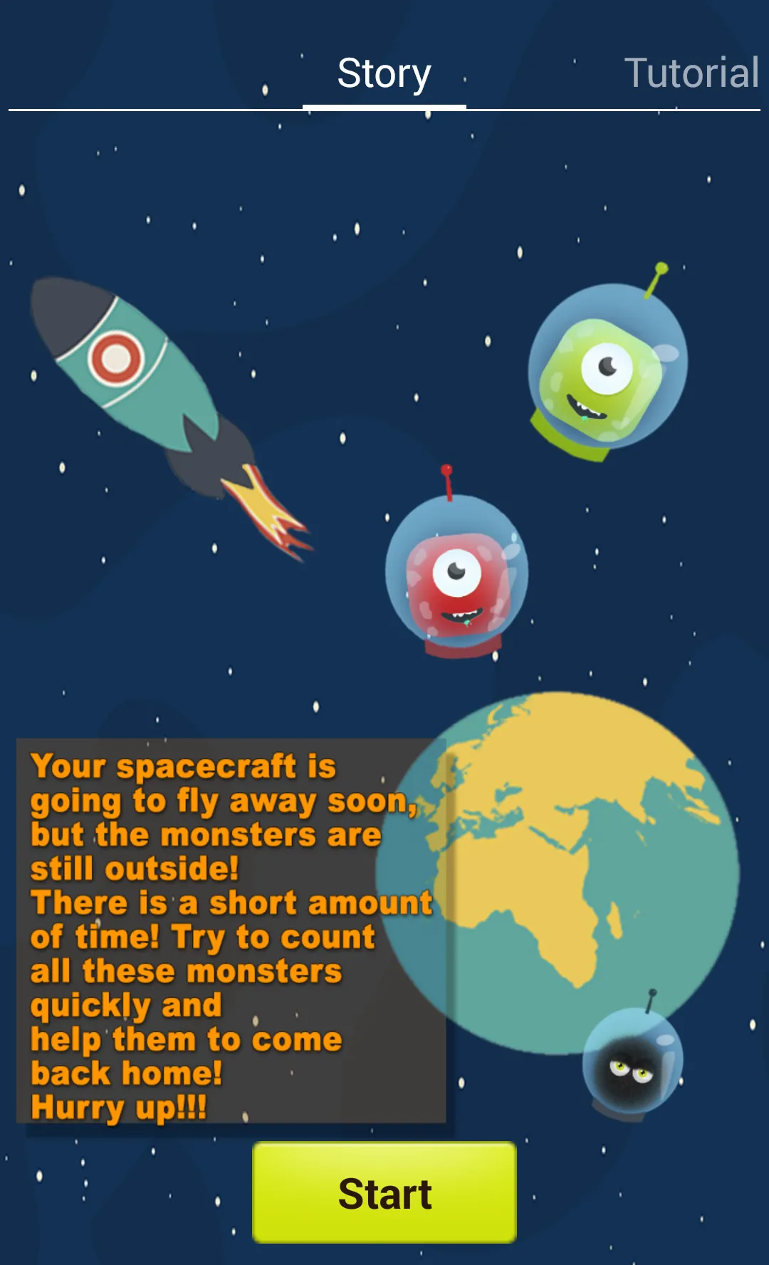 Space Monsters - Train Memory | Indus Appstore | Screenshot