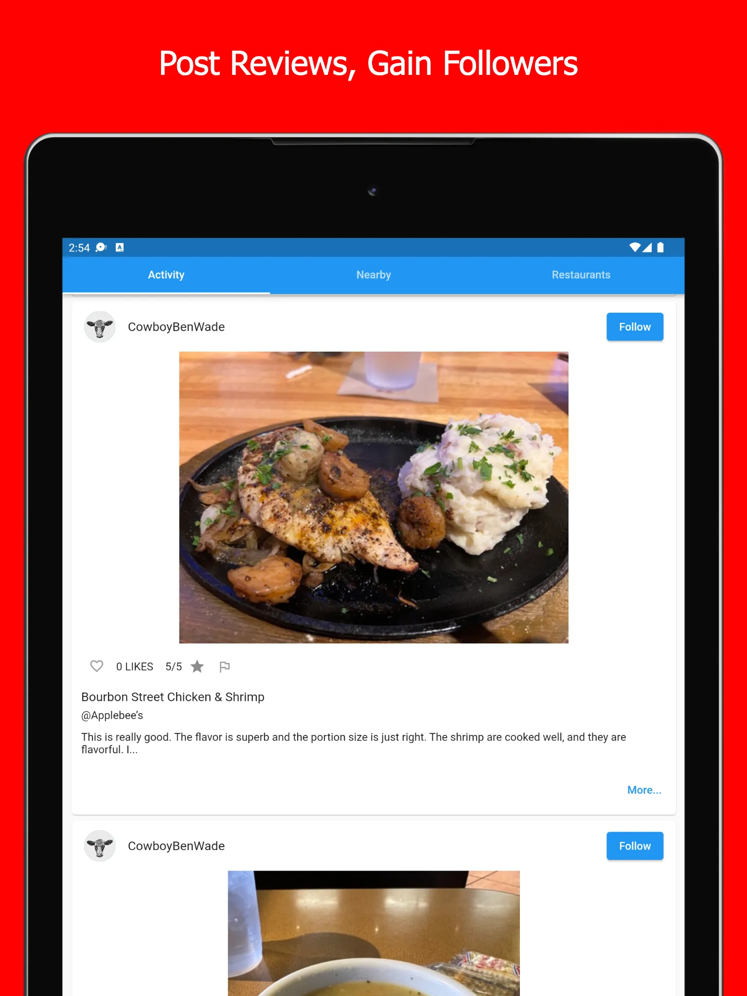 RateMyFood: Restaurant Reviews | Indus Appstore | Screenshot