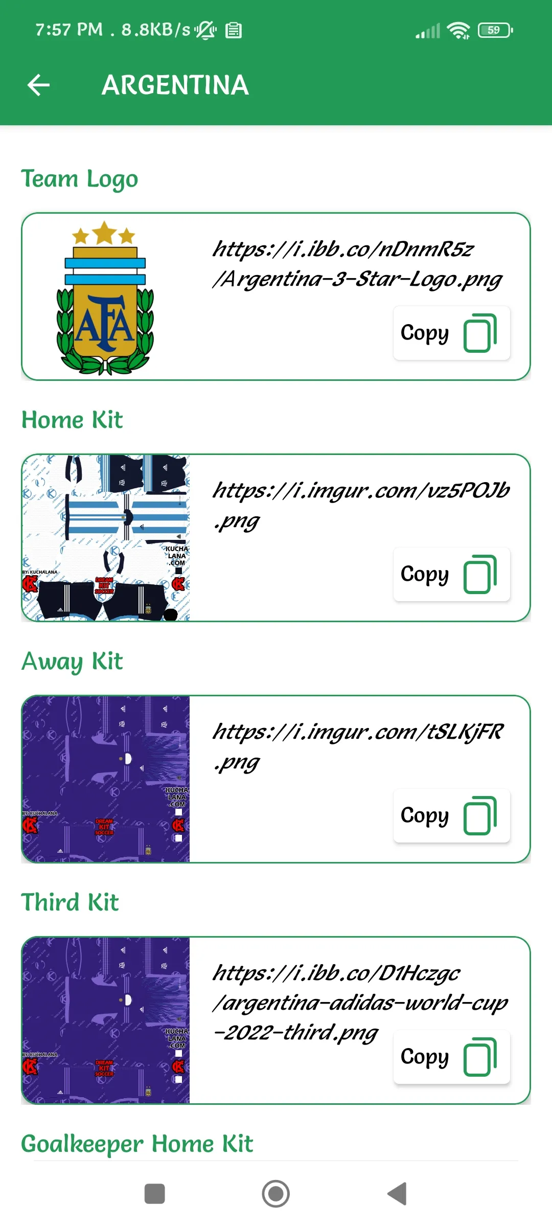 Dream Kits Soccer 2025 | Indus Appstore | Screenshot