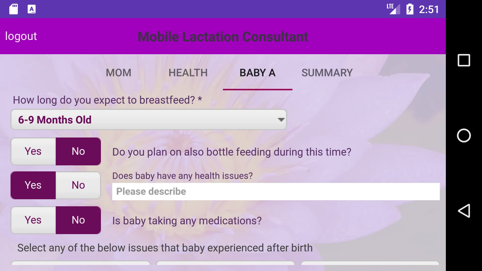 Mobile Lactation Consultant Cl | Indus Appstore | Screenshot