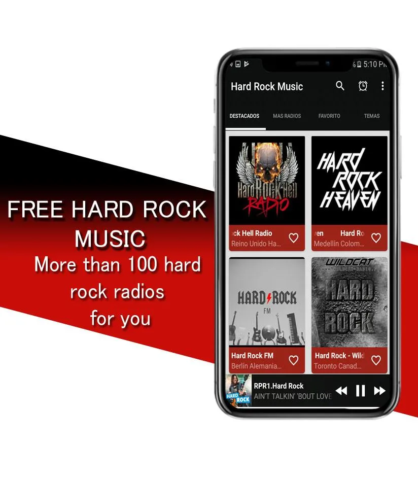 Hard Rock Music app | Indus Appstore | Screenshot