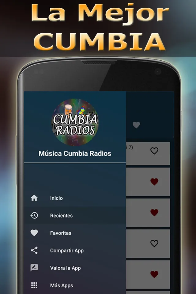 Música Cumbia Radios | Indus Appstore | Screenshot