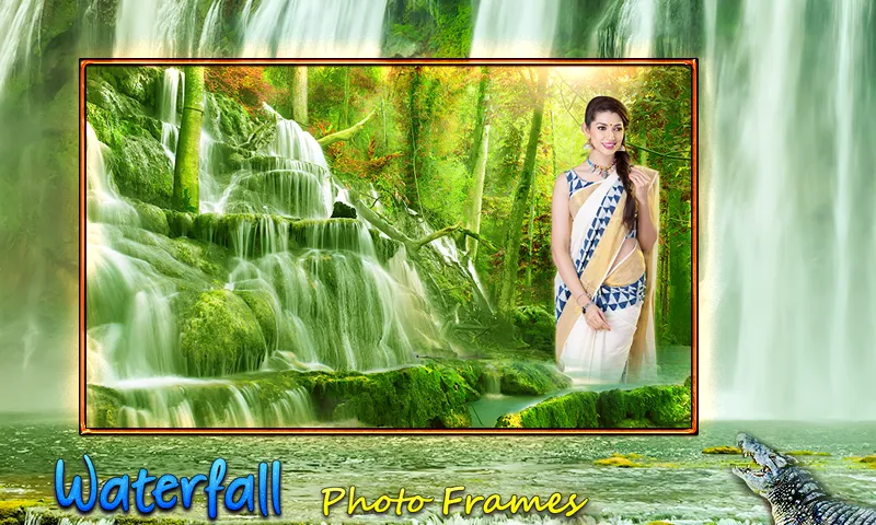 Waterfall Photo Frames SM | Indus Appstore | Screenshot