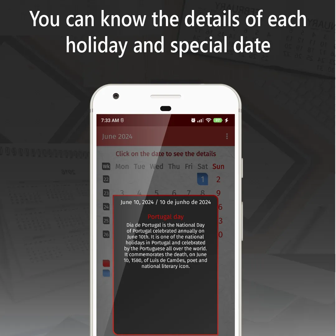 portugal calendar 2024 | Indus Appstore | Screenshot