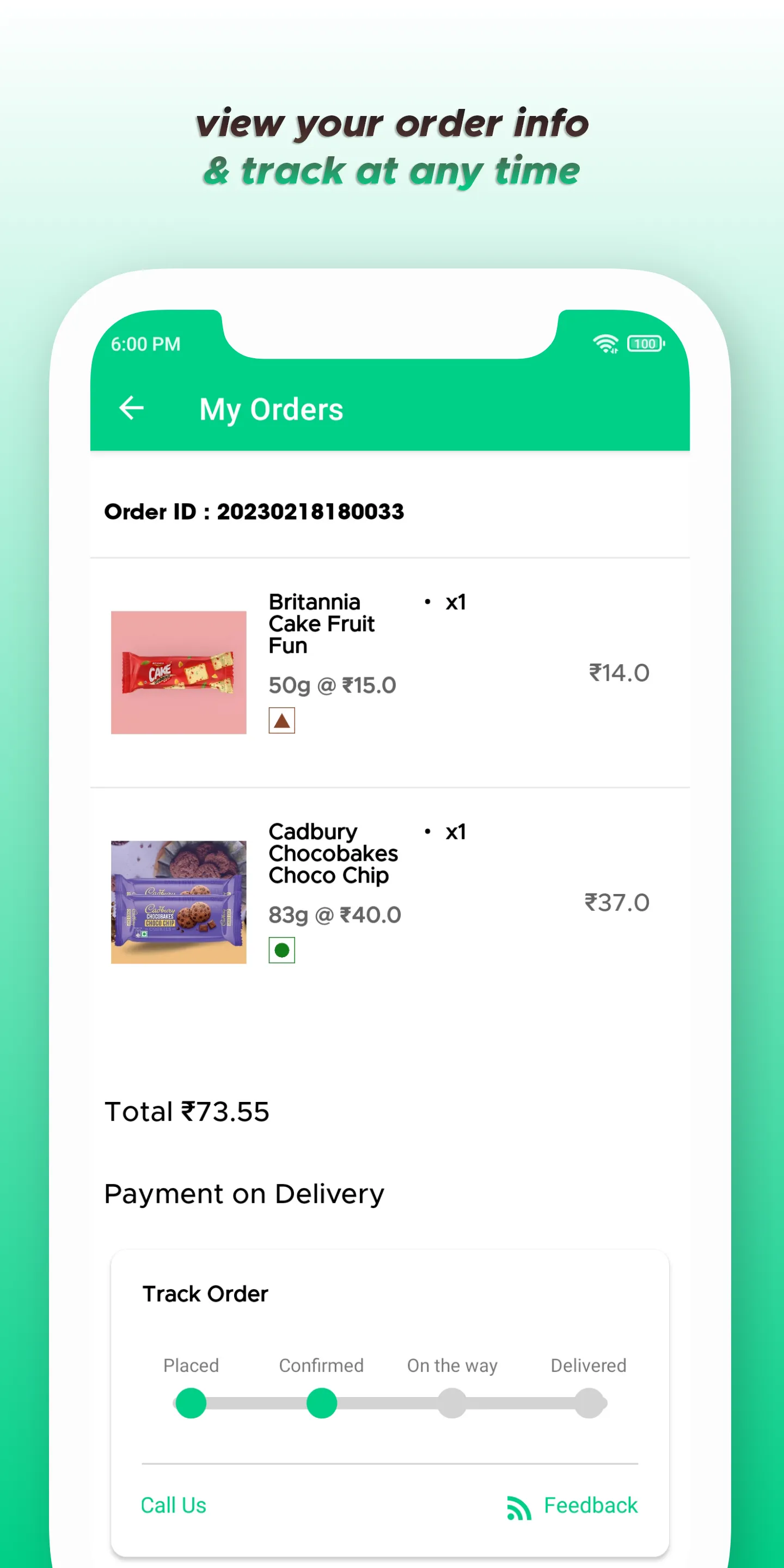 Groceraa | Indus Appstore | Screenshot