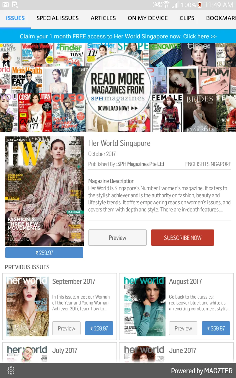 Her World Singapore | Indus Appstore | Screenshot