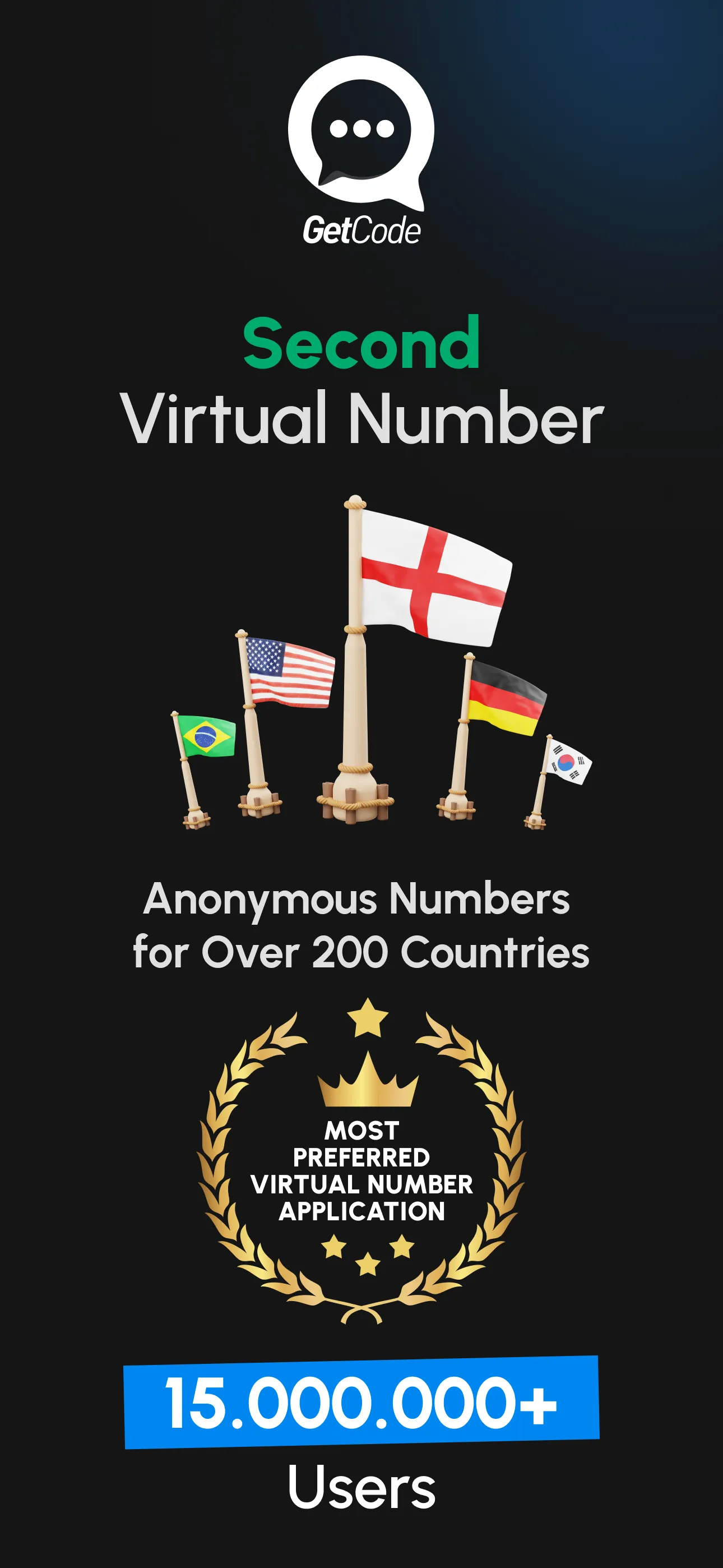 GetCode - Virtual Number SMS | Indus Appstore | Screenshot