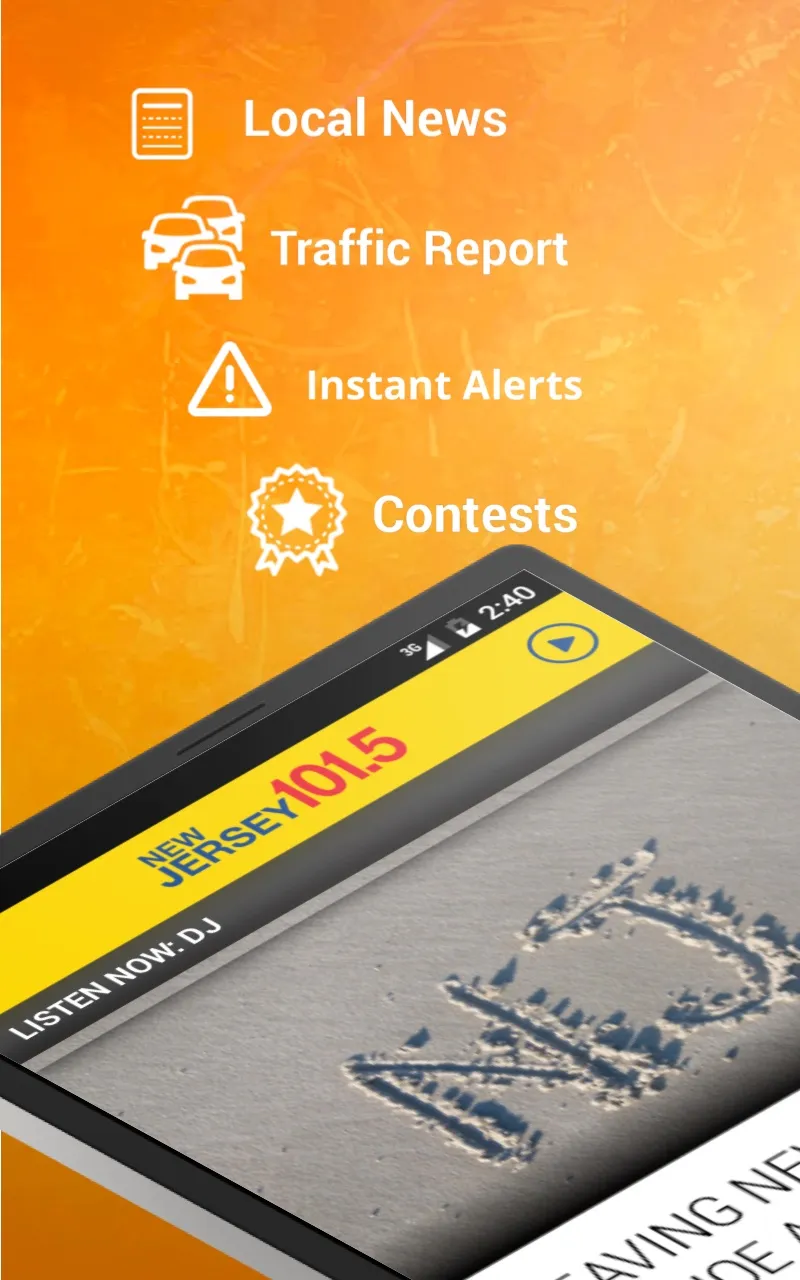 NJ 101.5 - News Radio (WKXW) | Indus Appstore | Screenshot