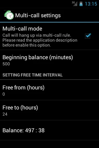 Call-Timer | Indus Appstore | Screenshot