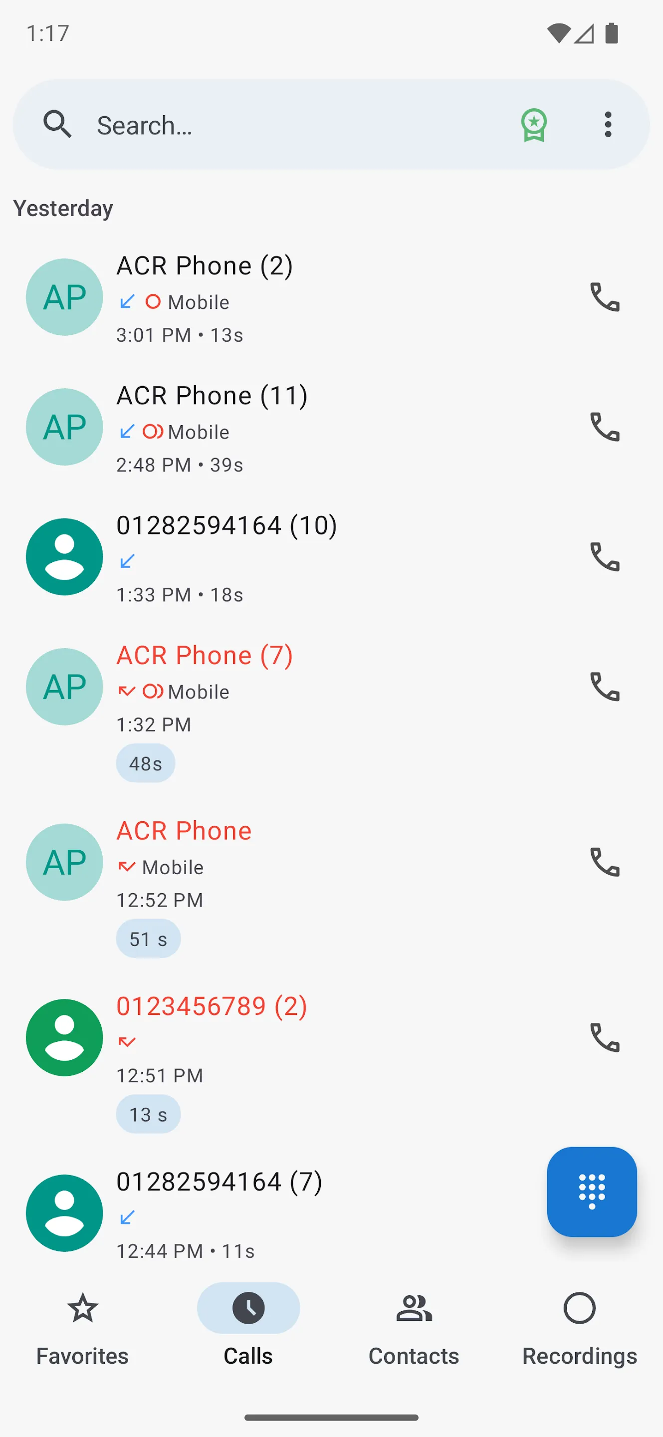 ACR Phone | Indus Appstore | Screenshot