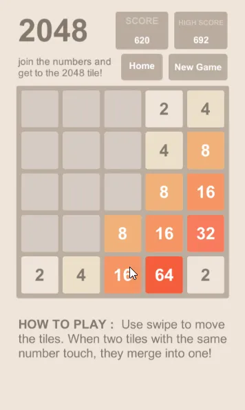 2048 Classic Number Merge | Indus Appstore | Screenshot