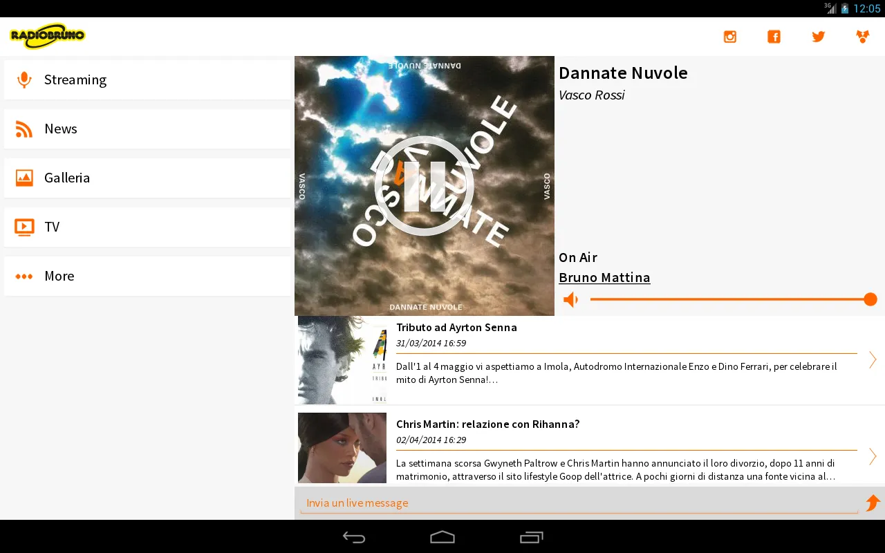 Radio Bruno | Indus Appstore | Screenshot